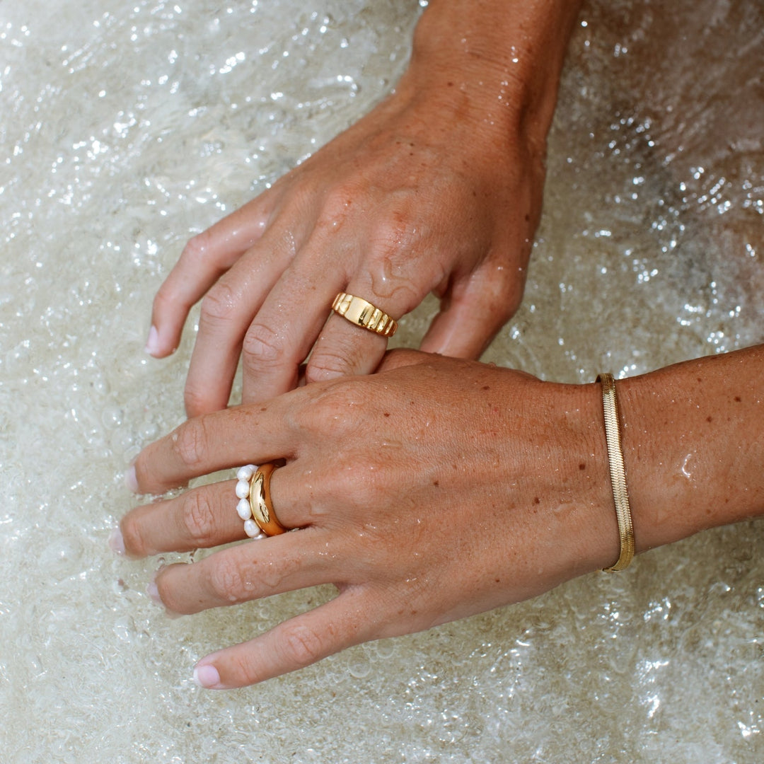 Ocean Pearl Ring for Ladies - Pearl-The Livary