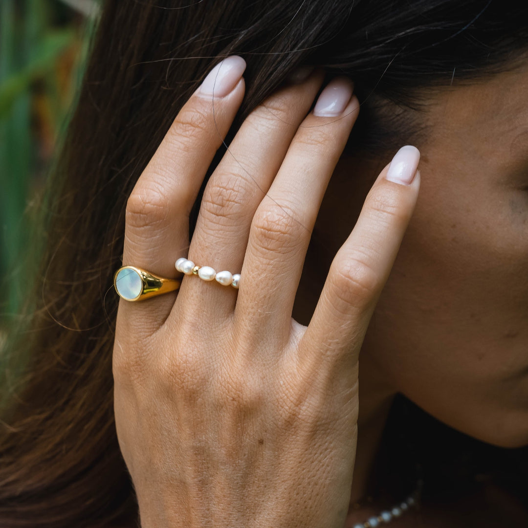 Ocean Pearl Ring for Ladies - Pearl-The Livary