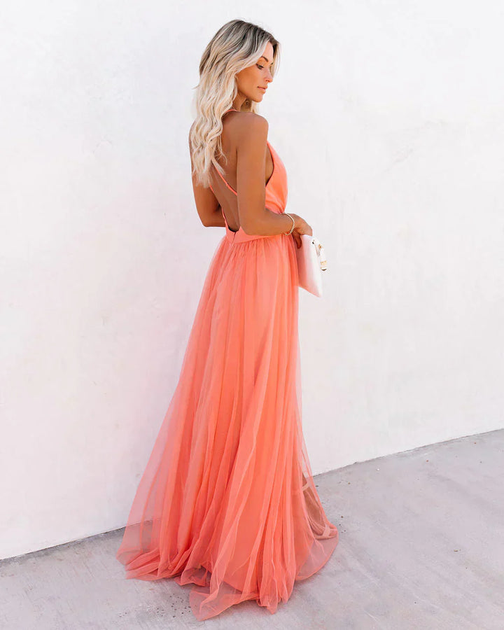 Flowy Maxi Dress - Lily-S-The Livary