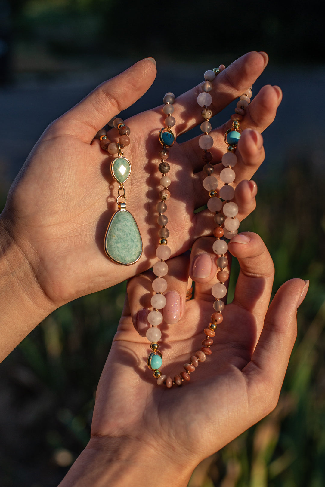 Deeply Cleansing Pastel Mala Necklace - Aurielle-The Livary