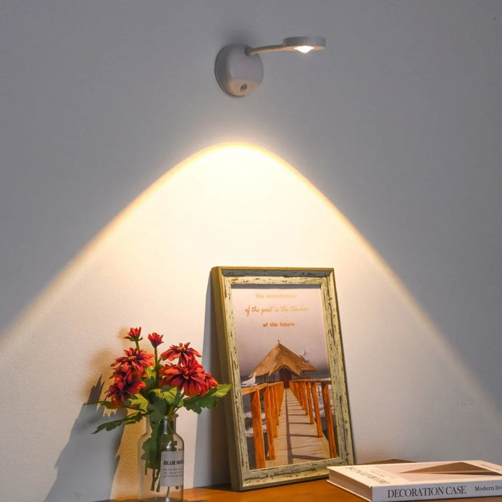 Wireless Motion Sensor Spotlight - LumaFlex-White-Touch Control-The Livary