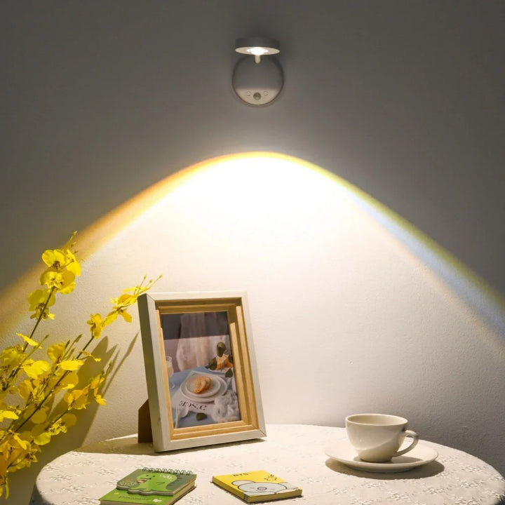 Wireless Motion Sensor Spotlight - LumaFlex-White-Touch Control-The Livary