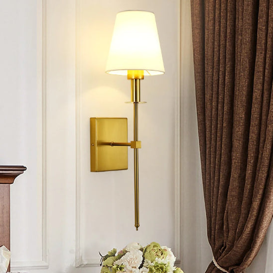Wireless Luxury Wall Lamp - LumaElegance-2-Gold-Square-The Livary