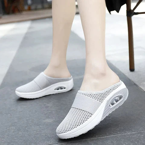 Orthopaedic sandals - Solara-Grey-4.5-The Livary