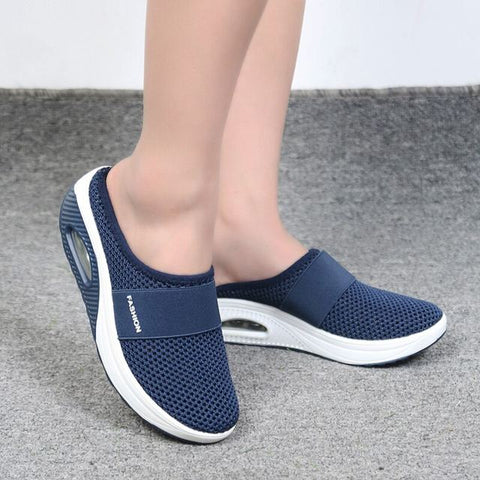 Orthopaedic sandals - Solara-Dark blue-4.5-The Livary