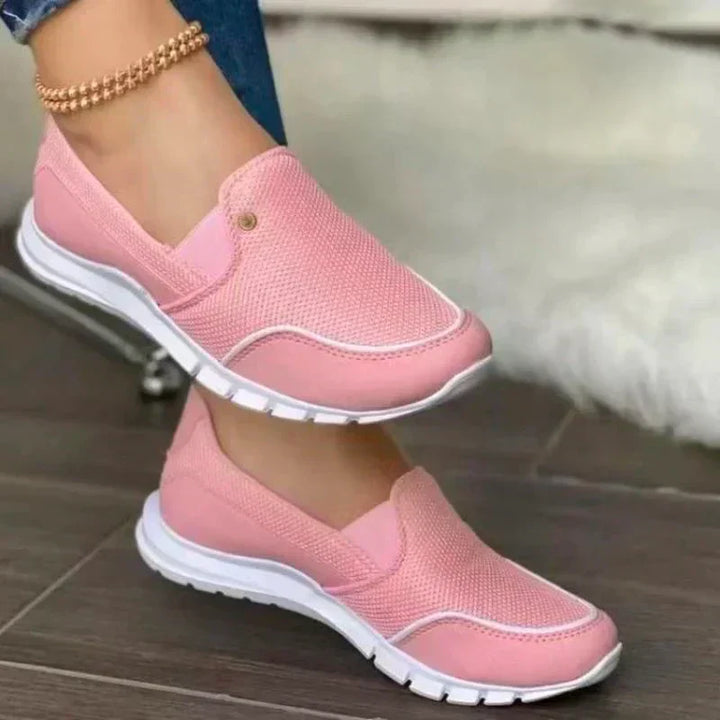Elegant orthopedic diabetic shoes for women – Veronica Comfort-Pink-3-The Livary