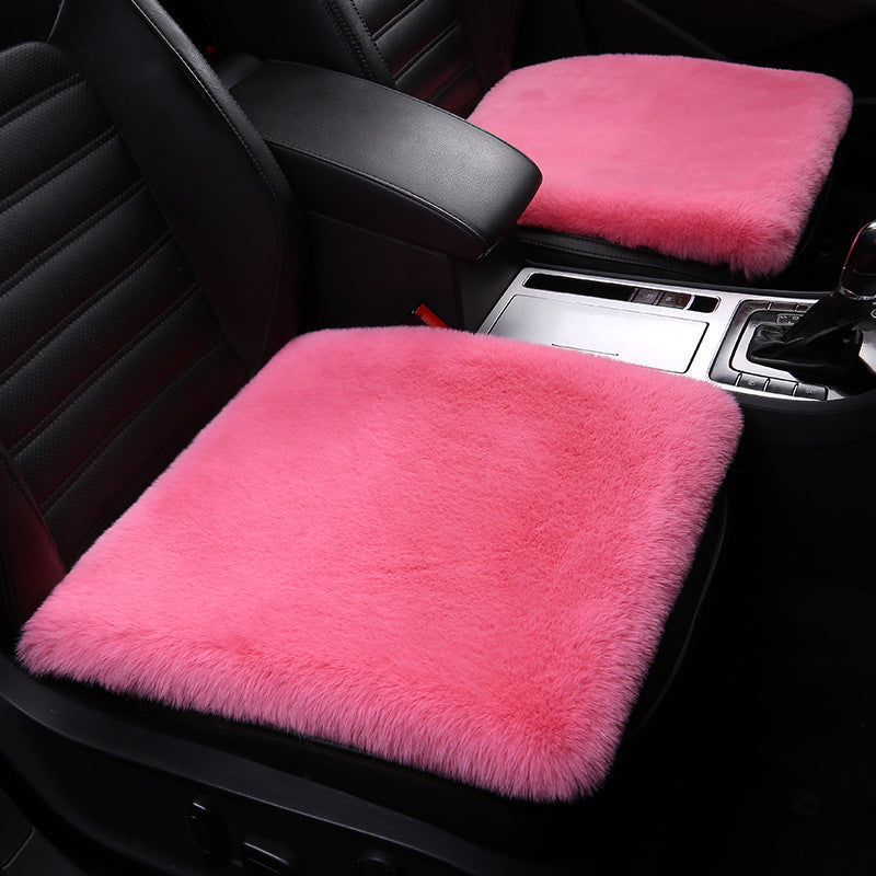 Luxury Sheep Skin Cushion - Lara-Pink-Seat-The Livary