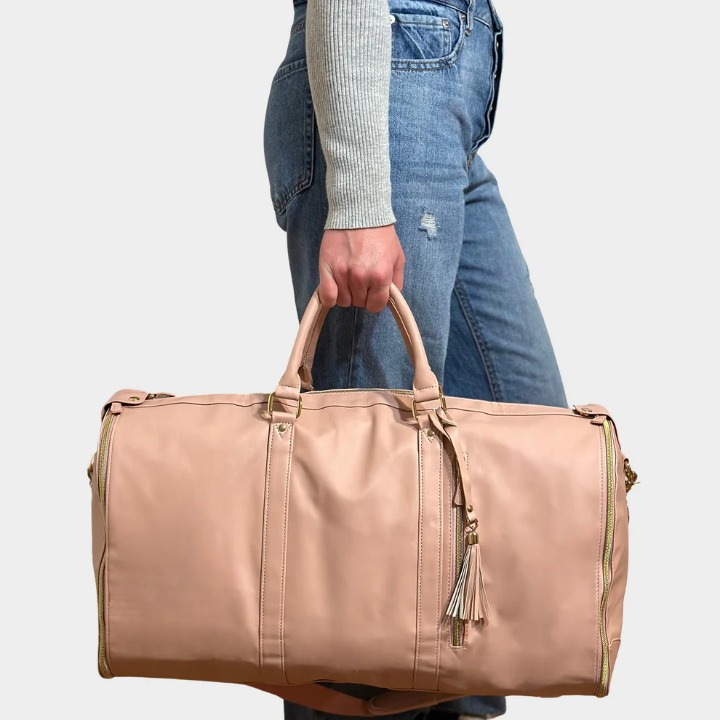 Compact & Luxury Travel Bag – Isabelle-Pink-The Livary
