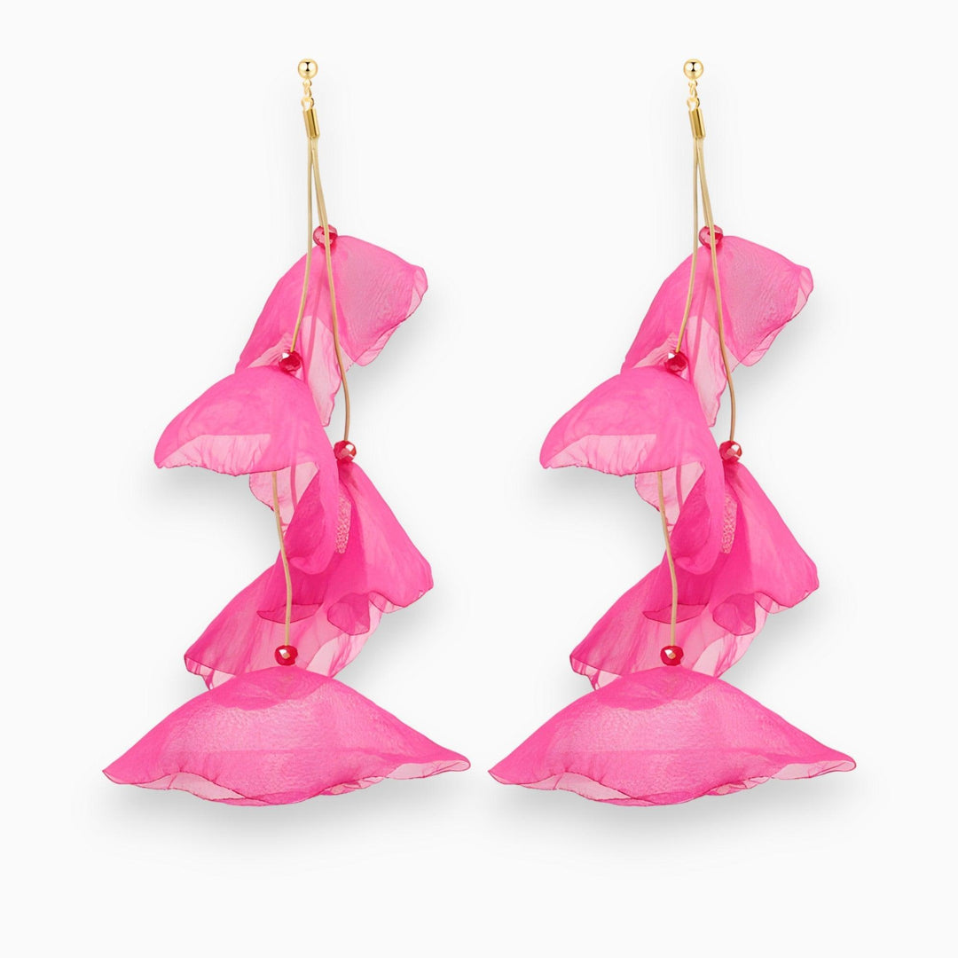 Tulip Treasure Earrings - Florina-Orange-The Livary