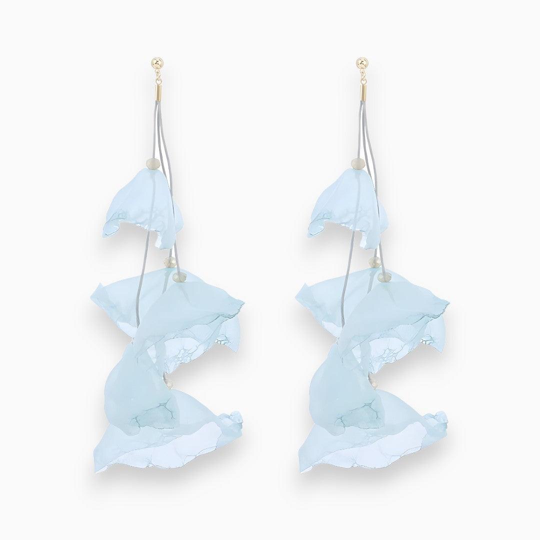 Tulip Treasure Earrings - Florina-Light blue-The Livary