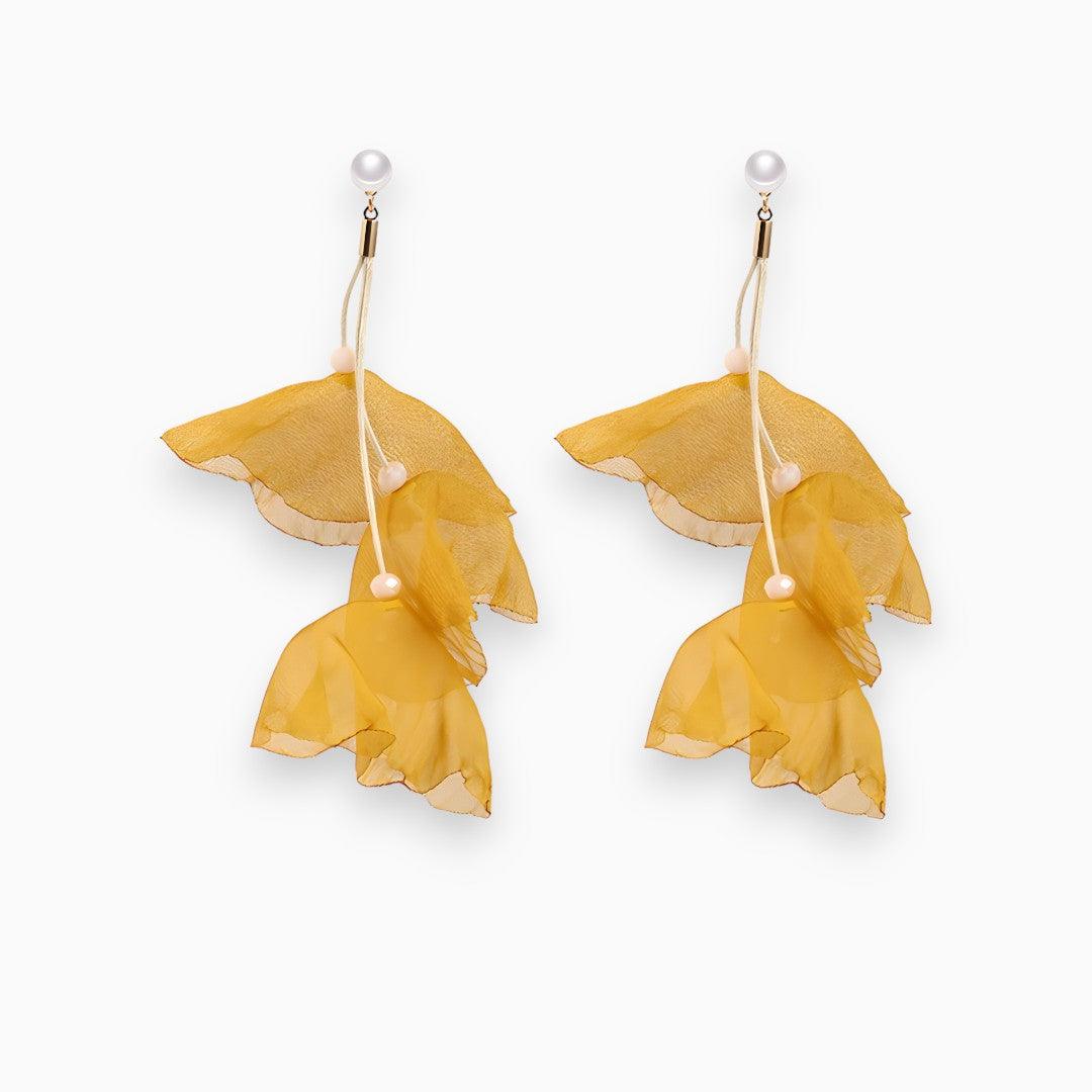 Tulip Treasure Earrings - Florina-Yellow-The Livary