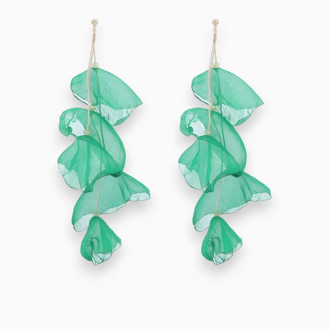 Tulip Treasure Earrings - Florina-Green-The Livary
