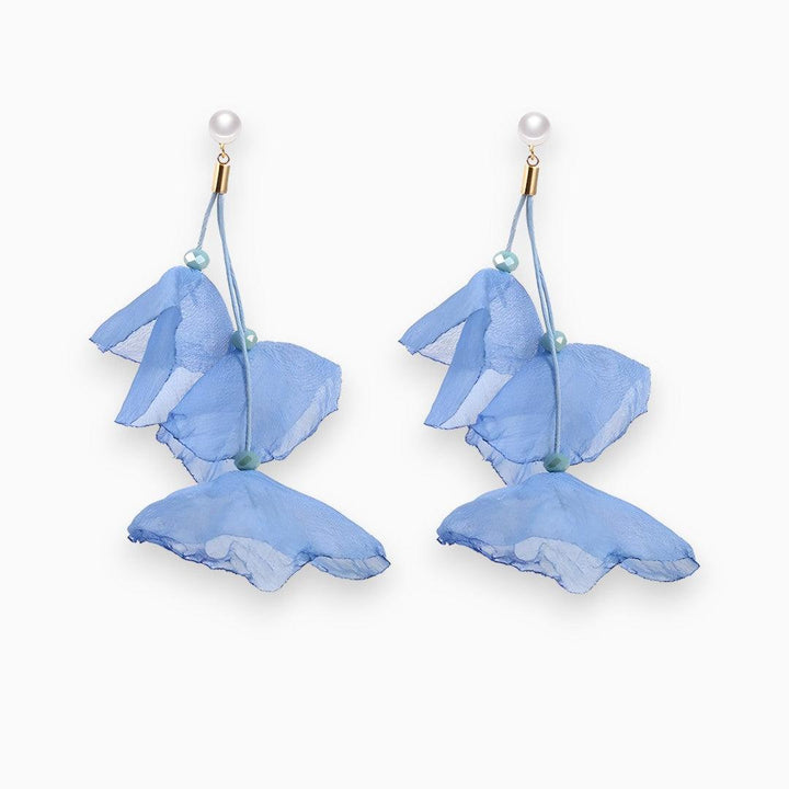 Tulip Treasure Earrings - Florina-Blue-The Livary