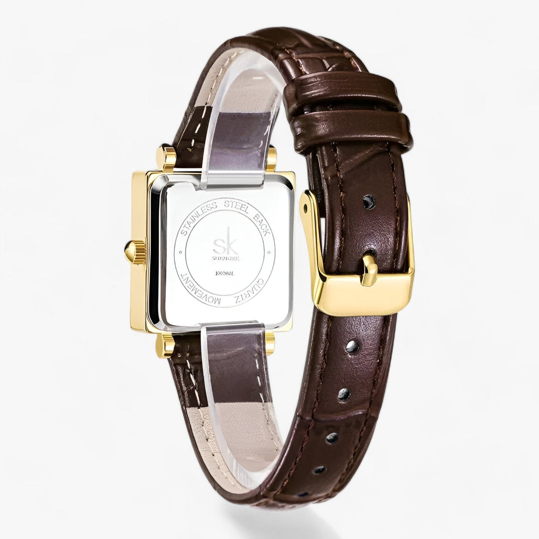 Square Ladies' Watch - Vivienne-Black-The Livary