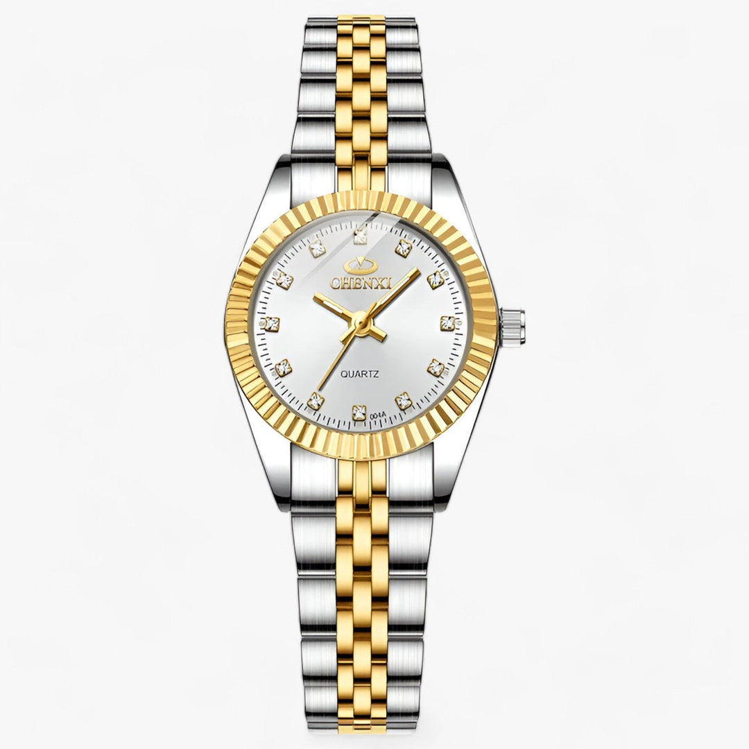 Stylish Luxury Watch - Marcel-004A White-The Livary