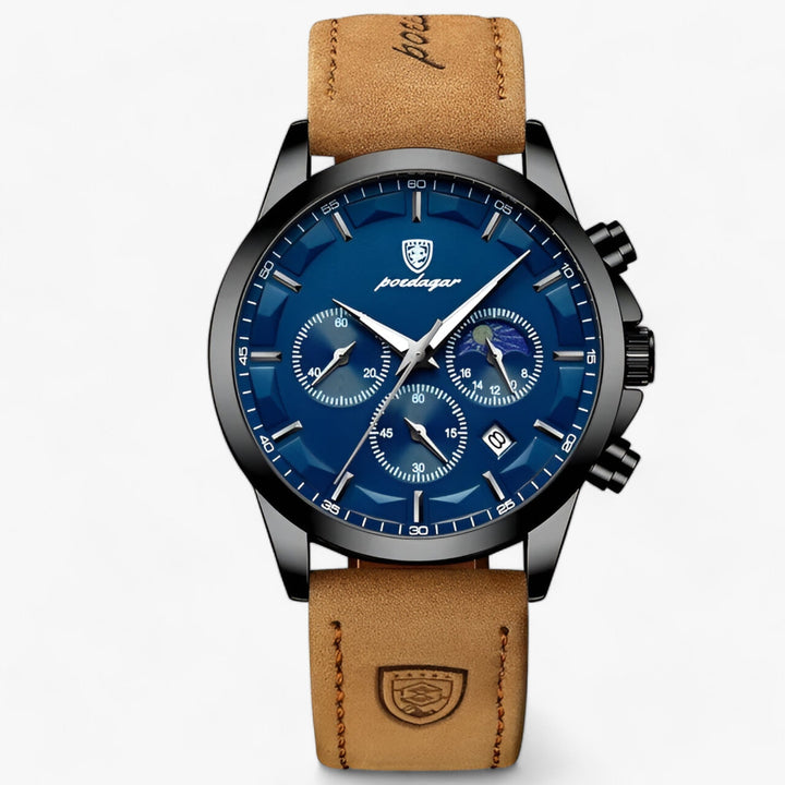 Luxury Men's Watch - Cassian-Black Blue L-The Livary
