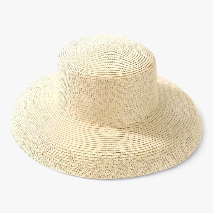 Stylish women's summer hat in light Panama style – Belinda-Beige-The Livary