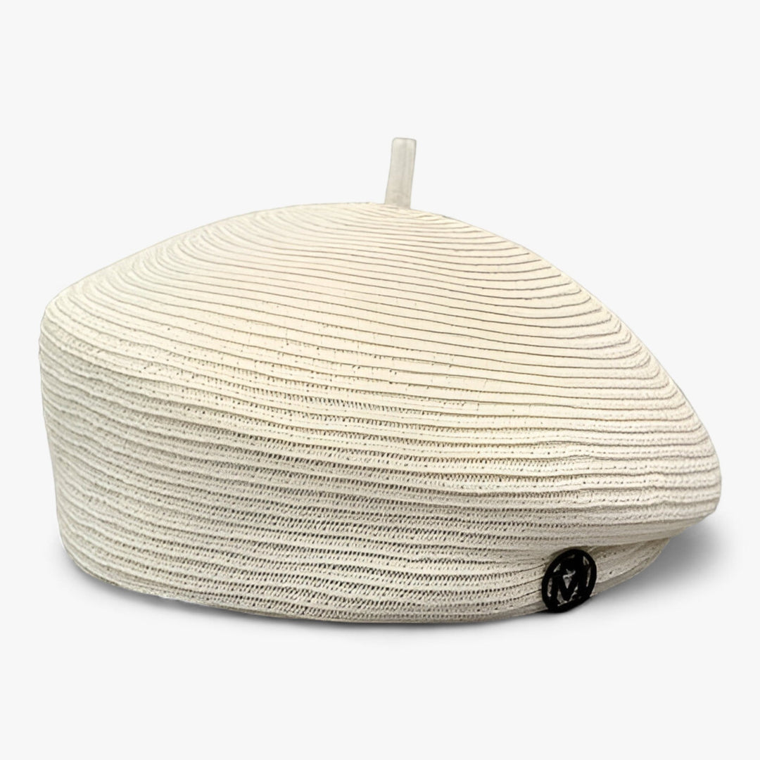 Summer fedora hat for women made of straw – light & stylish-Silk plant fine grass-Average size 55-57 cm-The Livary