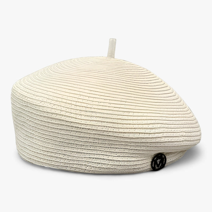 Summer fedora hat for women made of straw – light & stylish-Silk plant fine grass-Average size 55-57 cm-The Livary