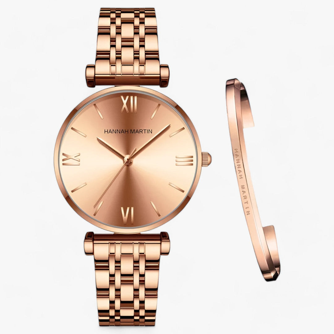 Stylish Ladies Titanium Watch - Adeline-Rose gold-The Livary