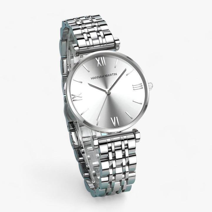 Stylish Ladies Titanium Watch - Adeline-Rose Gold Silver-The Livary
