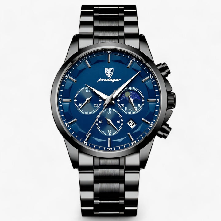 Luxury Men's Watch - Cassian-Black Blue S-The Livary