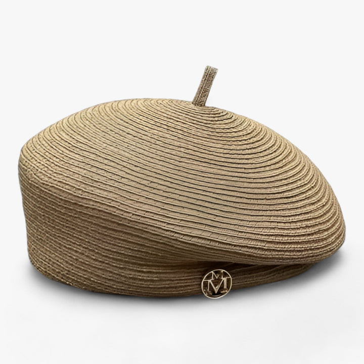 Summer fedora hat for women made of straw – light & stylish-Knotgrass-Average size 55-57 cm-The Livary