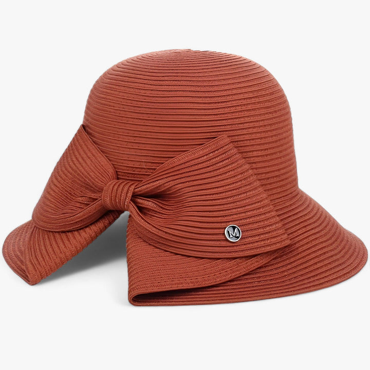 Ladies' sun hat with wide brim – Soléra-Red-The Livary
