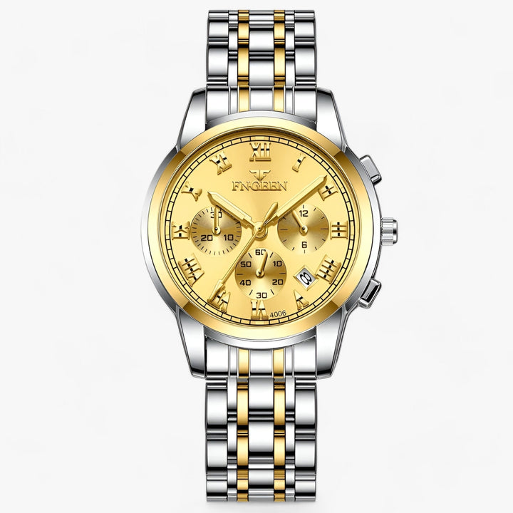 Luxury Titanium Ladies Watch - Clémence-Gold-The Livary