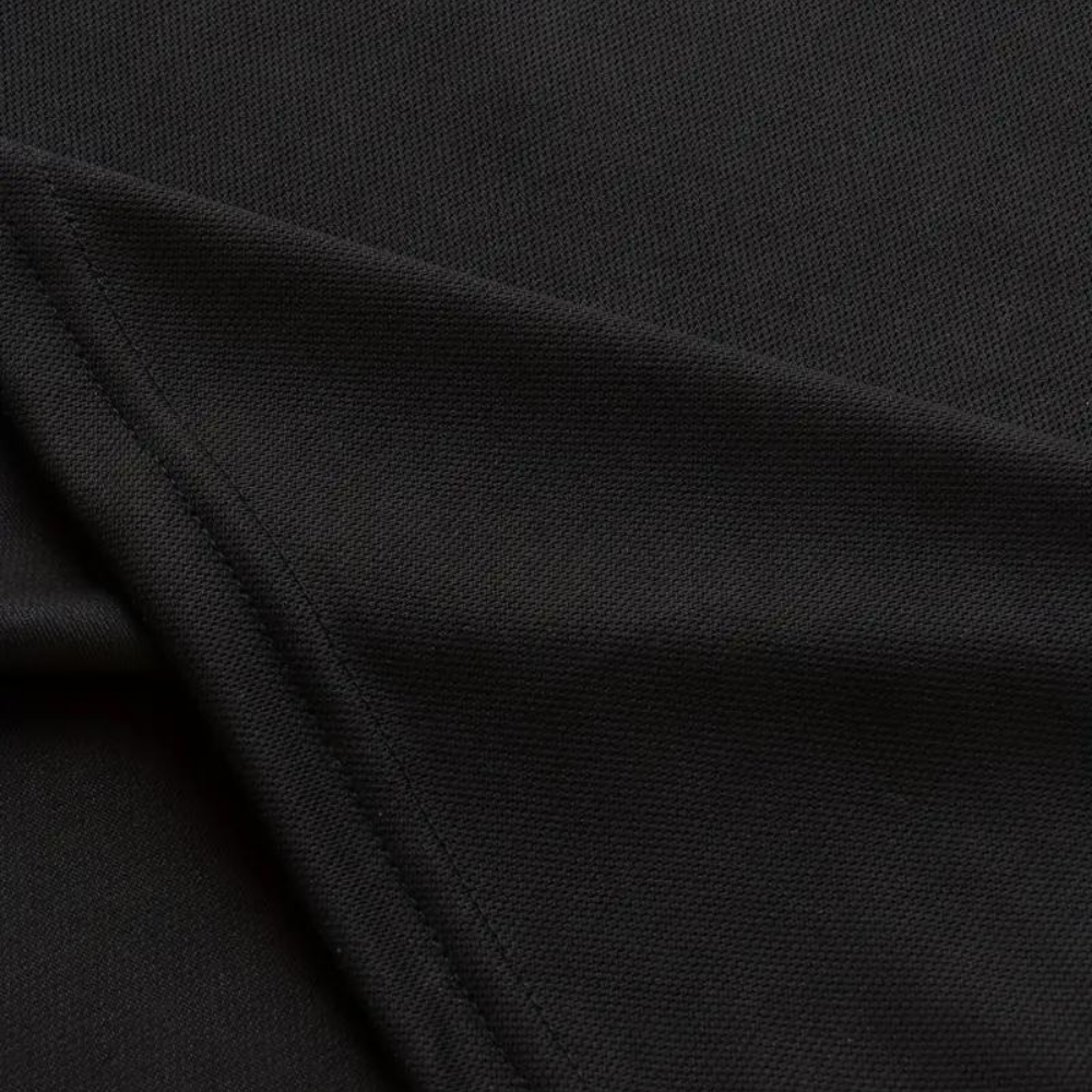 Men's Polo with Subtle Print - Noah-Black-XS-The Livary