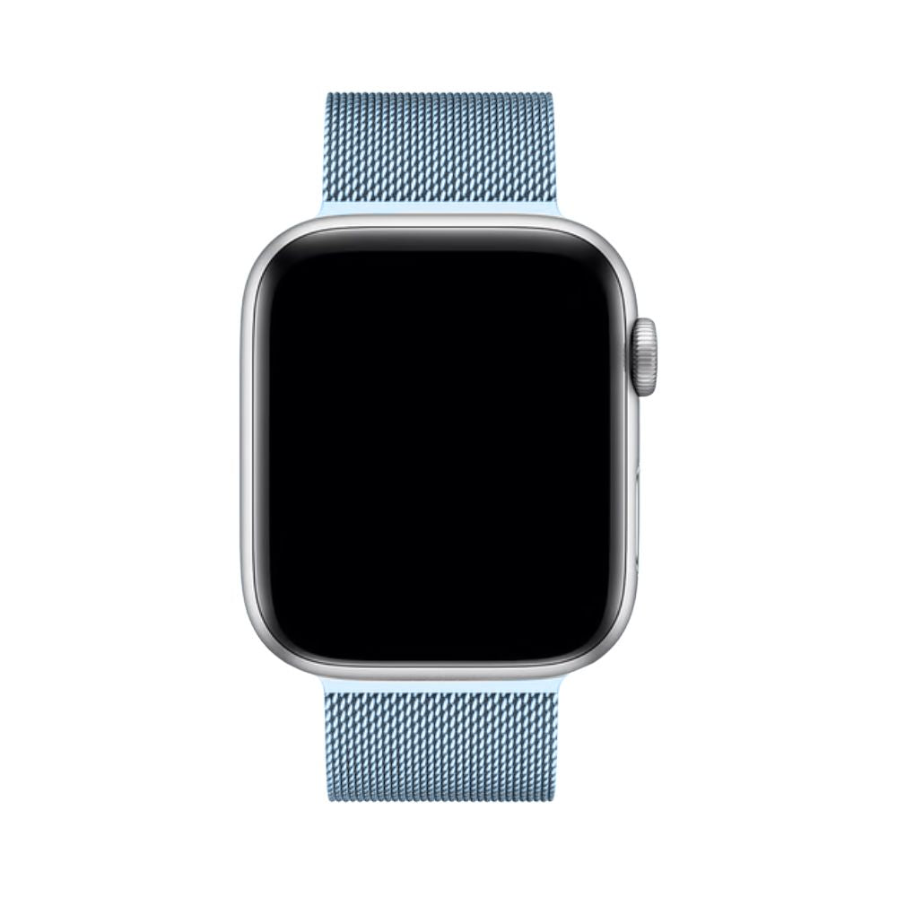 Milanese Apple Watch Band – SteelFlex-38mm | 40mm | 41mm | 42mm-Silver-The Livary