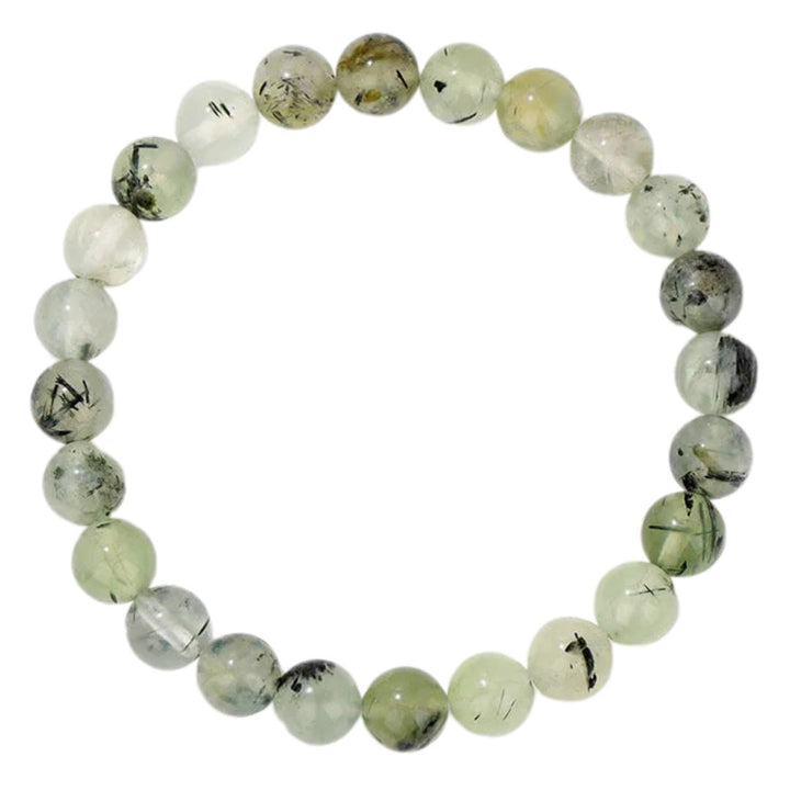 Natural Crystal Healing Energy Bracelet - Aria-Prehniet-The Livary