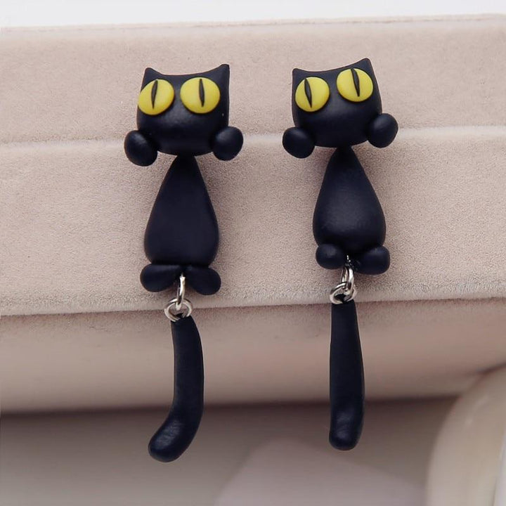 Cute Cat Paw Earrings - Purrfect Paws-The Livary