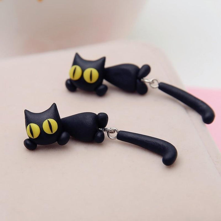 Cute Cat Paw Earrings - Purrfect Paws-The Livary