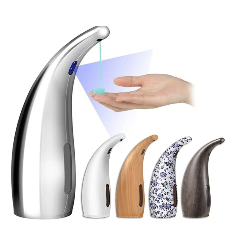 Automatic Soap Dispenser with Sensor – PureSense-Wood-The Livary