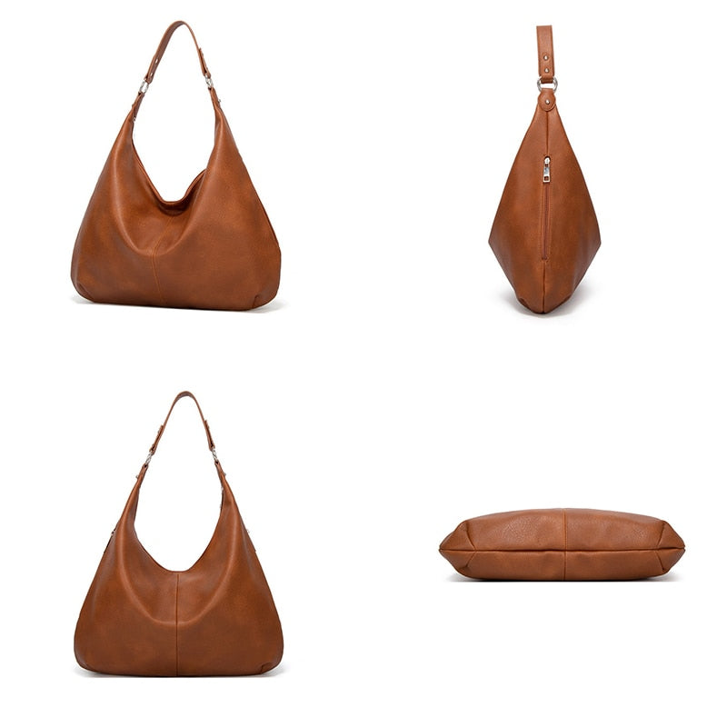Ladies Shoulder Bag - Mila-Brown-The Livary