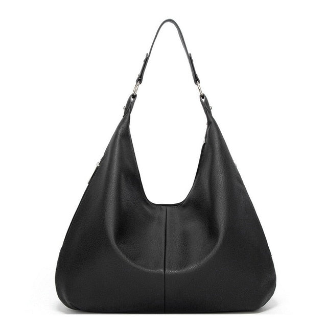 Ladies Shoulder Bag - Mila-Black-The Livary