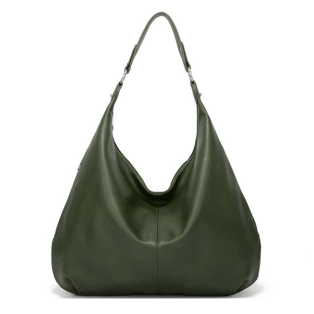 Ladies Shoulder Bag - Mila-Green-The Livary