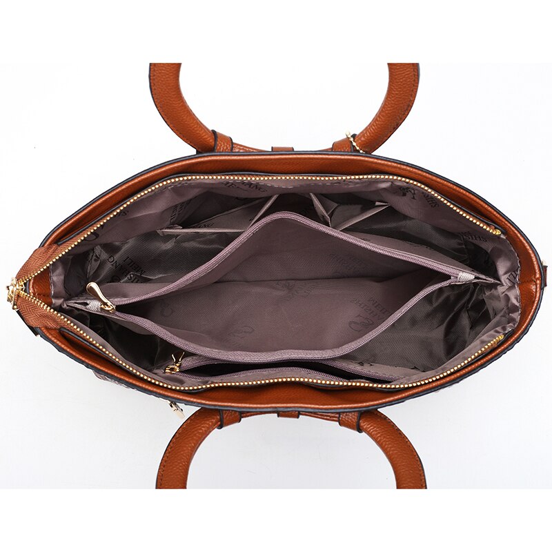 Luxury Leather Shoulder Bag - Liva-Grey-The Livary