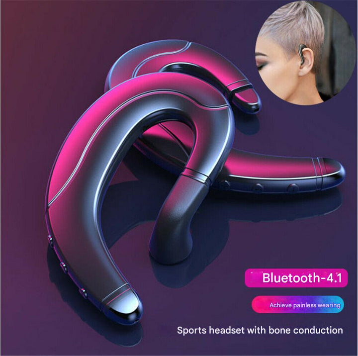 Wireless Bone Conduction Headset – AeroVibe-Red-The Livary