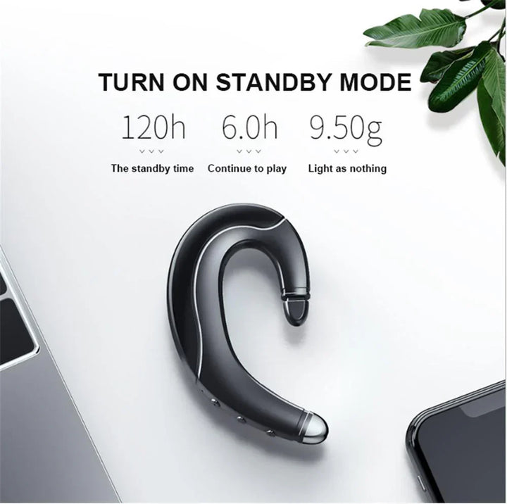 Wireless Bone Conduction Headset – AeroVibe-Red-The Livary