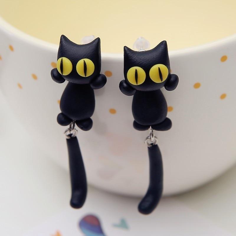 Cute Cat Paw Earrings - Purrfect Paws-The Livary