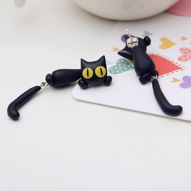 Cute Cat Paw Earrings - Purrfect Paws-The Livary