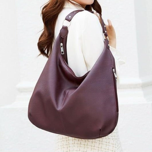 Ladies Shoulder Bag - Mila-Brown-The Livary