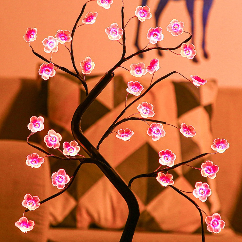 Illuminated Plum Blossom Tree - LumiPlum-The Livary