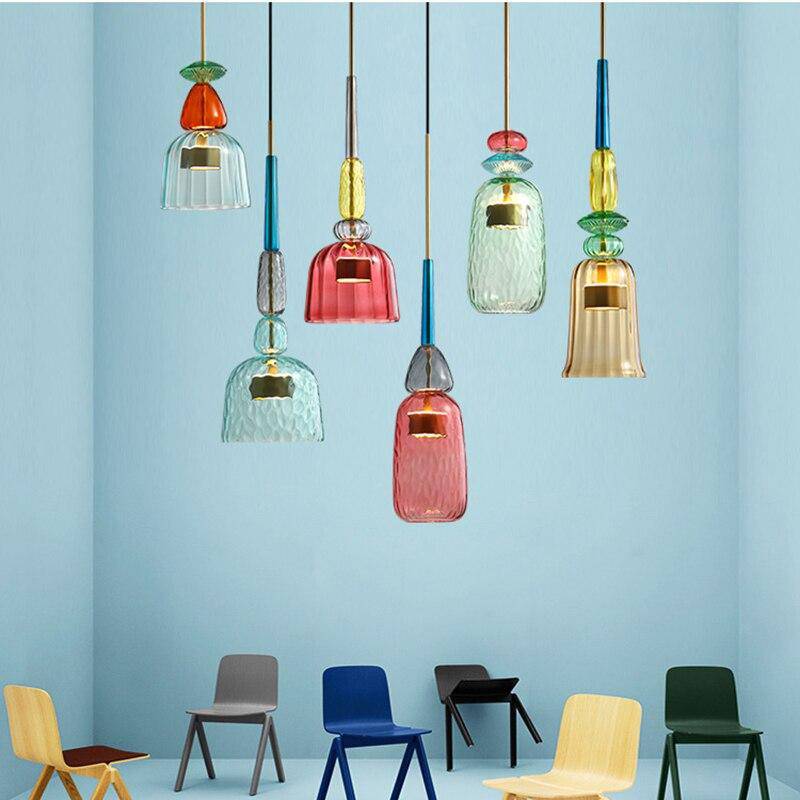 Stylish Coloured Ceiling Lamp - Sofia-A-The Livary