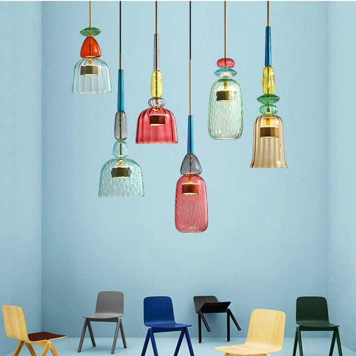 Stylish Coloured Ceiling Lamp - Sofia-A-The Livary