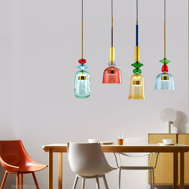 Stylish Coloured Ceiling Lamp - Sofia-A-The Livary