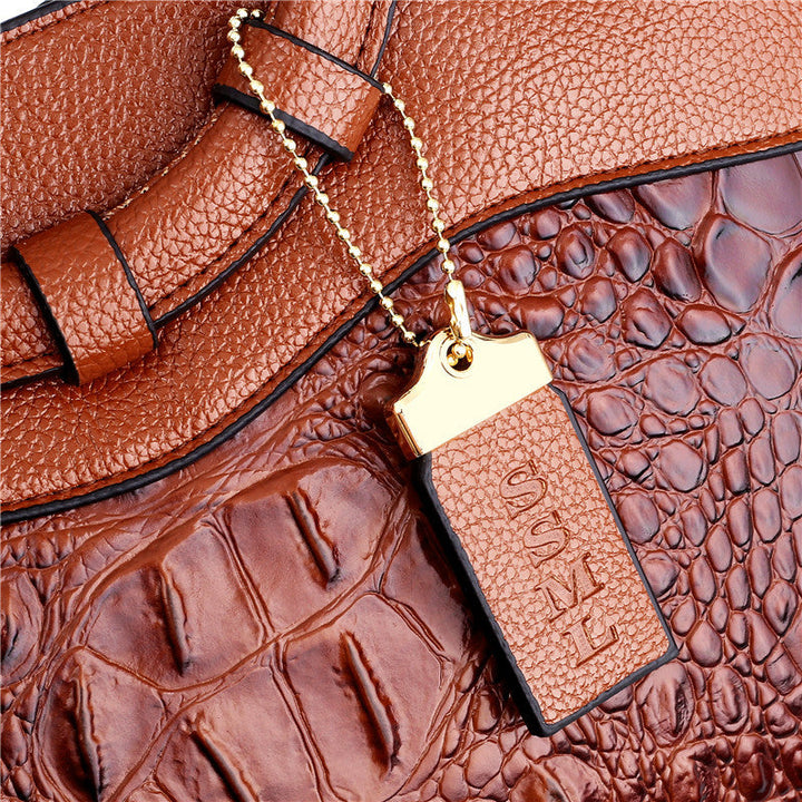 Luxury Leather Shoulder Bag - Liva-Grey-The Livary