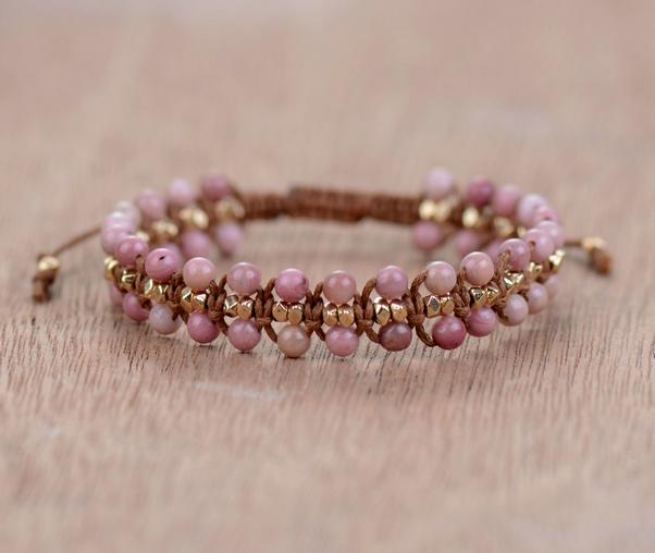 Rhodonite "Heart Energy" Bracelet - Amara-The Livary